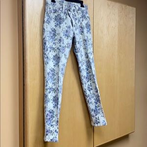 DL 1961 Floral pattern jeans